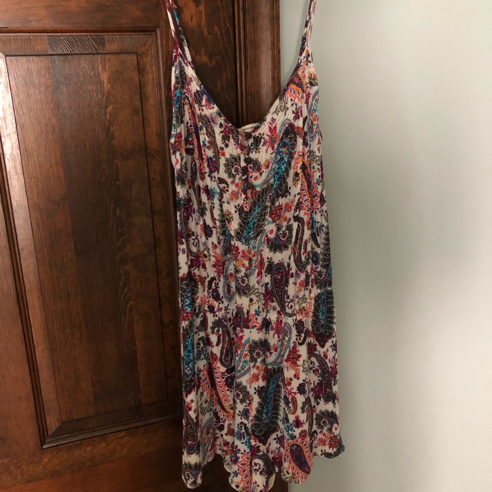 Colorful pattern romper